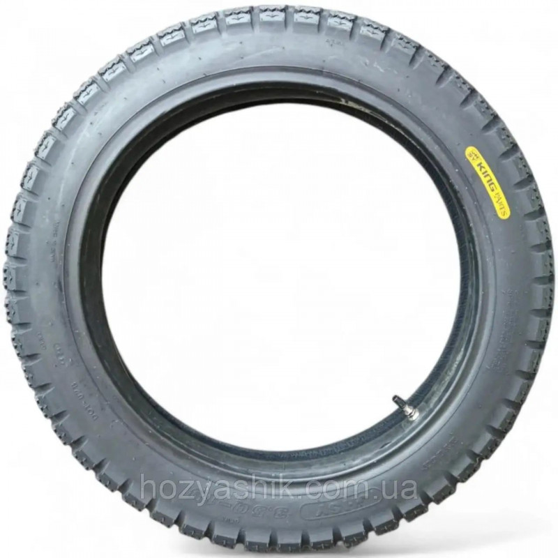 Мотопокришка з камерою 3.50-18 62J 8PR (аналог 100/100-18, 100/90-18, 90/100-18)