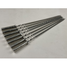 Шампура СЕРЕБРО, из нержавеющей стали