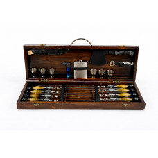 Набор шампуров в кейсе ОХОТНИК LUX