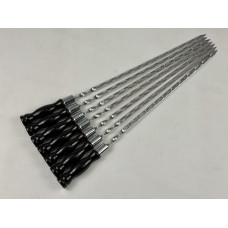 Шампура БЛЭК, с деревяной ручкой