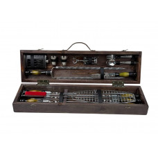 Набор шампуров в кейсе ЛЕСНИК