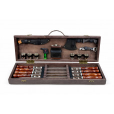 Набор шампуров в кейсе ОХОТНИК