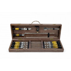 Набор шампуров в кейсе ПРЕМИУМ - 2