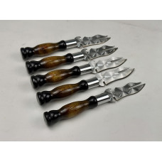 Вилка-нож для снятия мяса ПРЕМИУМ, с деревяной ручкой