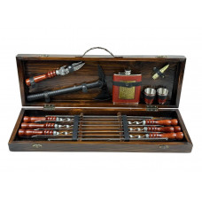 Набор шампуров в кейсе ВИКИНГ