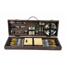 Набор шампуров в деревянном кейсе МАКСИ