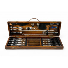 Набор шампуров в кейсе ГРИЛЬ LUX