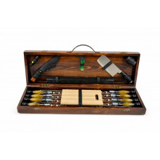 Набор шампуров в кейсе ФОРЕСТ