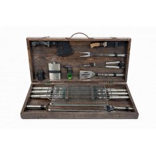 Набор подарочный для пикника BBQ MAX, ручной работы (шампура и аксессуары)