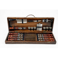 Набор шампуров в кейсе КУК