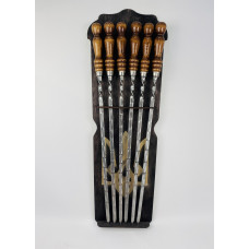 Настенный набор на 6 шампуров