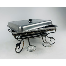 Садж прямоугольный с соусницами 45x35 см.