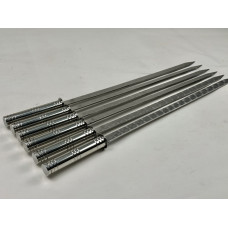 Шампура для люля-кебаб СЕРЕБРО, из нержавеющей стали