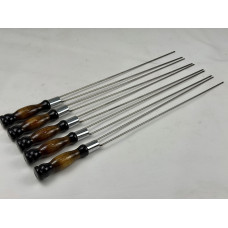 Шампур для грибов и овощей ПРЕМИУМ, с деревяной ручкой