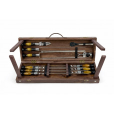 Набор шампуров подарочный ПАНТЕРА ЛЮКС