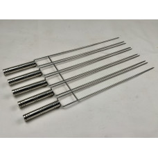 Шампур для грибов и овощей СЕРЕБРО, с нержавеющей стали