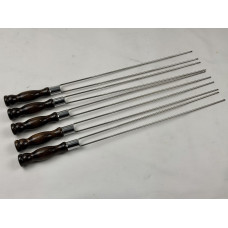 Шампур для грибов и овощей ВЕНГЕ, с деревяной ручкой