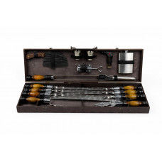 Набор шампуров в кейсе "Вуд на 20 предметов"