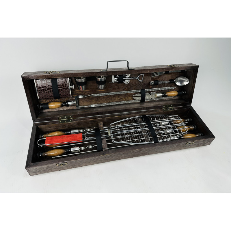 Набір шампурів в кейсі ЛІСНИК