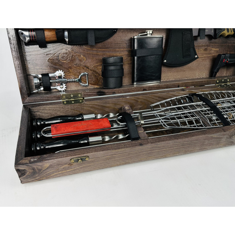 Набір шампурів в кейсі ДРОВОРУБ