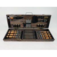 Набір шампурів в кейсі МИСЛИВЕЦЬ