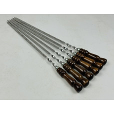 Шампура КІЗЛЯР, з деревяною ручкою