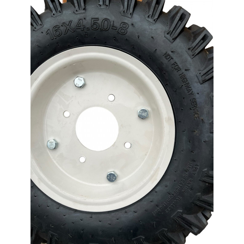 Колесо16х4.50-8 в сборі, (4PR) Max Load 280кг,  "WANDA"