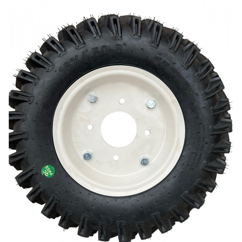 Колесо16х4.50-8 в сборі, (4PR) Max Load 280кг,  "WANDA"