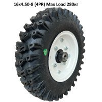 Колесо16х4.50-8 в сборі зі ступицею, (4PR) Max Load 280кг,  "WANDA"