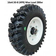 Колесо16х4.50-8 в сборе со ступицей, (4PR) Max Load 280кг,  "WANDA"
