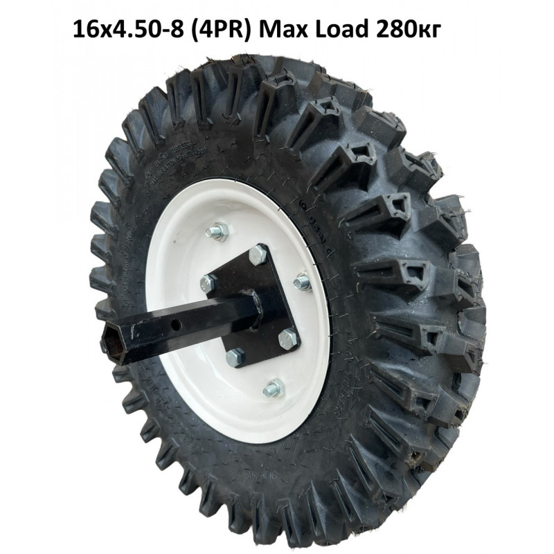 Колесо16х4.50-8 в сборе со ступицей, (4PR) Max Load 280кг,  "WANDA"
