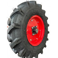 Колесо на мотоблок 6.00-12 в зборі зі ступицею