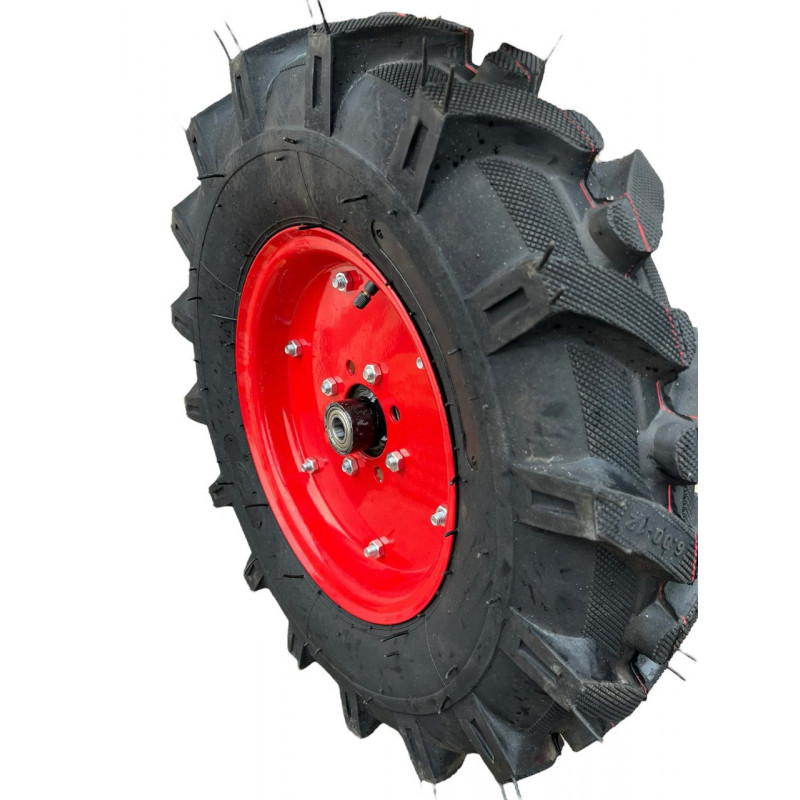 Колесо на мотоблок 6.00-12 в зборі зі ступицею