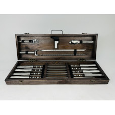 Набір шампурів в кейсі СРІБЛО - 2