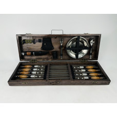 Набір шампурів в кейсі М'ЯСНИК