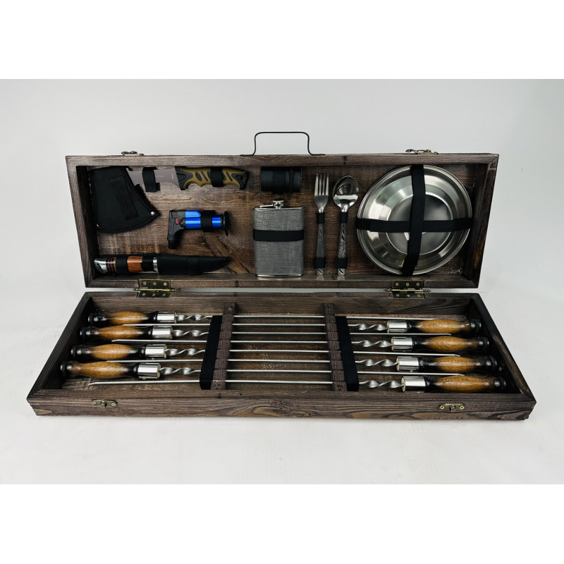 Набір шампурів в кейсі ПІКНІК