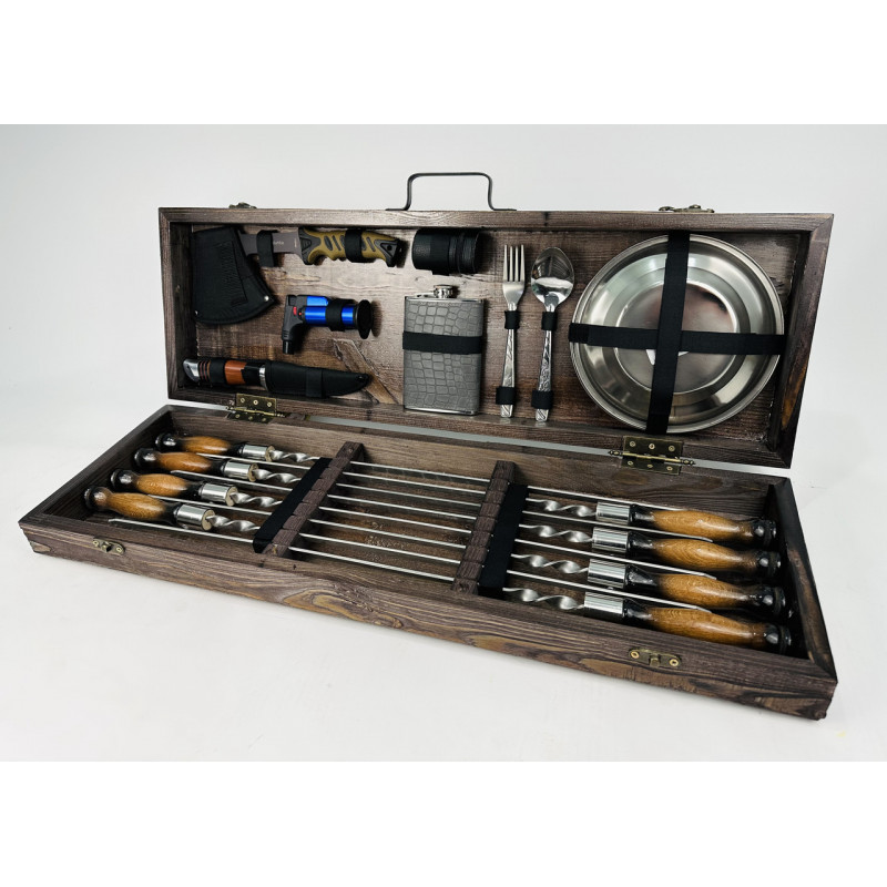 Набір шампурів в кейсі ПІКНІК