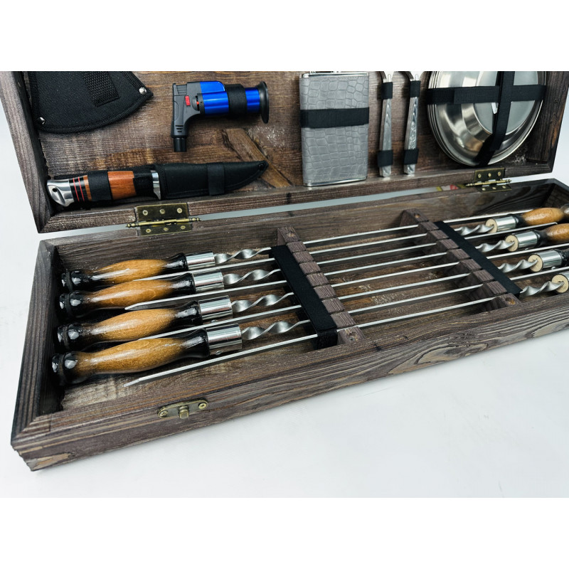 Набір шампурів в кейсі ПІКНІК