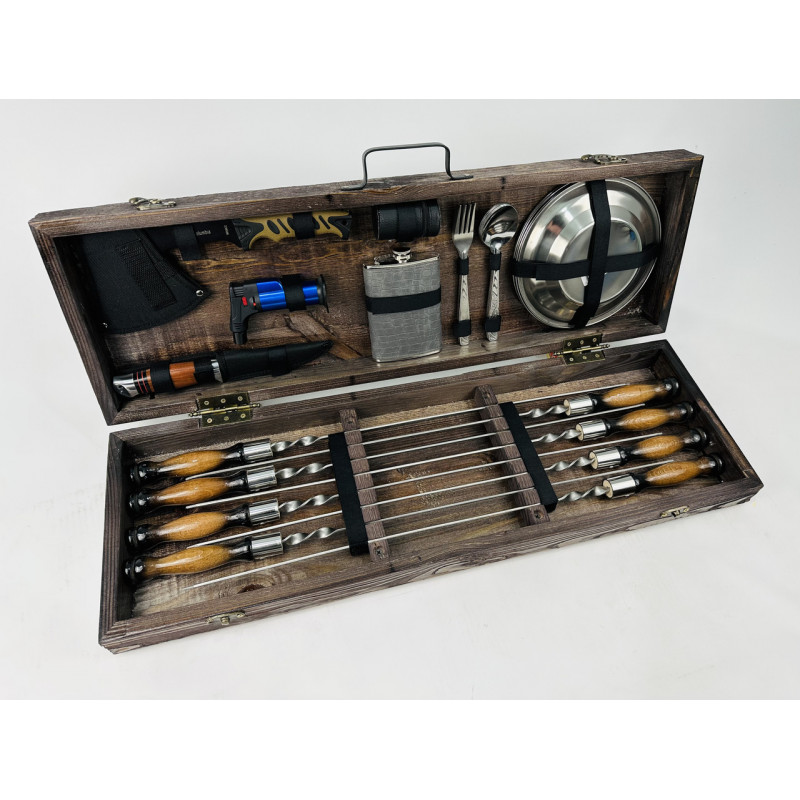 Набір шампурів в кейсі ПІКНІК