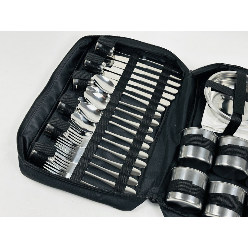 Набір для пікніка на 6 персон, в сумці №4 (40 предметів)