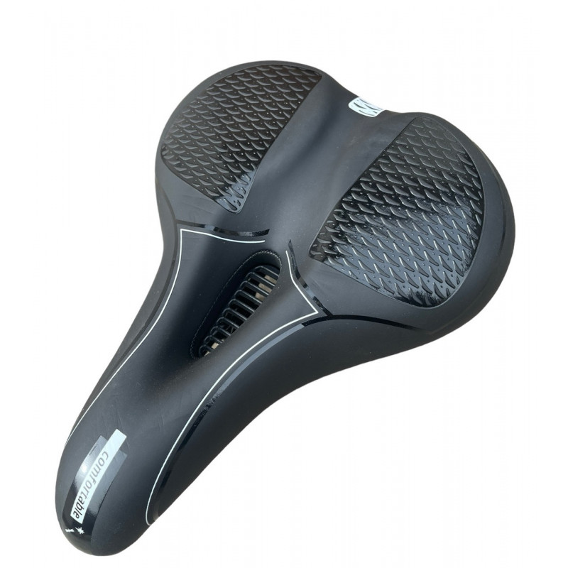 Велосідло з ГЕЛЕВИМ Наповнювачем, без пружин, комфортне, велике, м'яке.