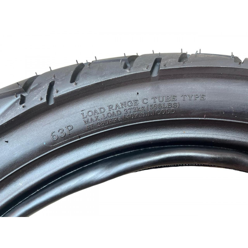 Покришка з камерою 110/80-17 63Р на скутер, мотоцикл, (TT), LOAD RANGE "C", MAX. LOAD 270кг