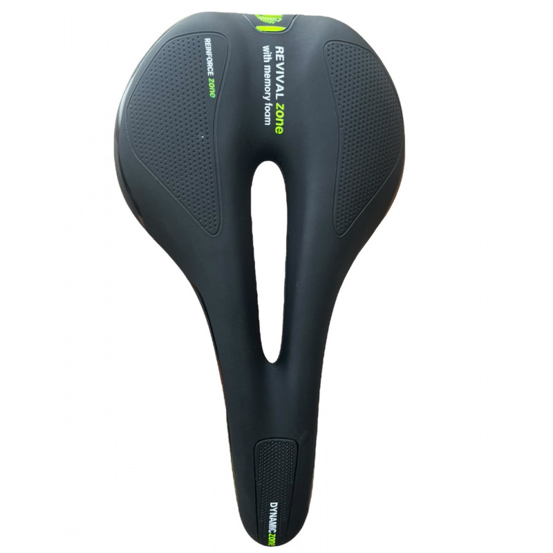 Сидушка на спортивний, гірський велосипед, ГЕЛЕВИЙ наповнювач, з вирізом