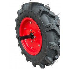 Колесо на мотоблок 5.00-12 в зборі зі ступецею (170мм)