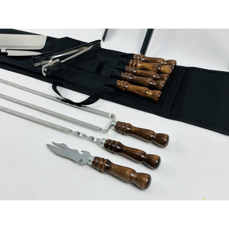 Набір шампурів в чохлі ПРИКЛАД-2, подарунковий набір