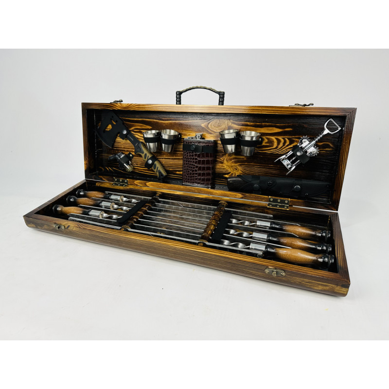 Набір шампурів в кейсі ФЕНІКС