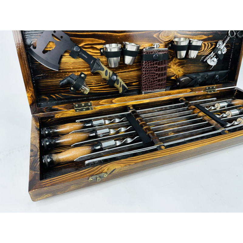 Набір шампурів в кейсі ФЕНІКС