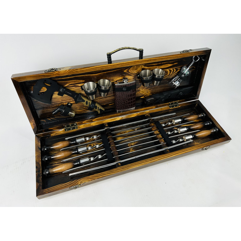 Набір шампурів в кейсі ФЕНІКС