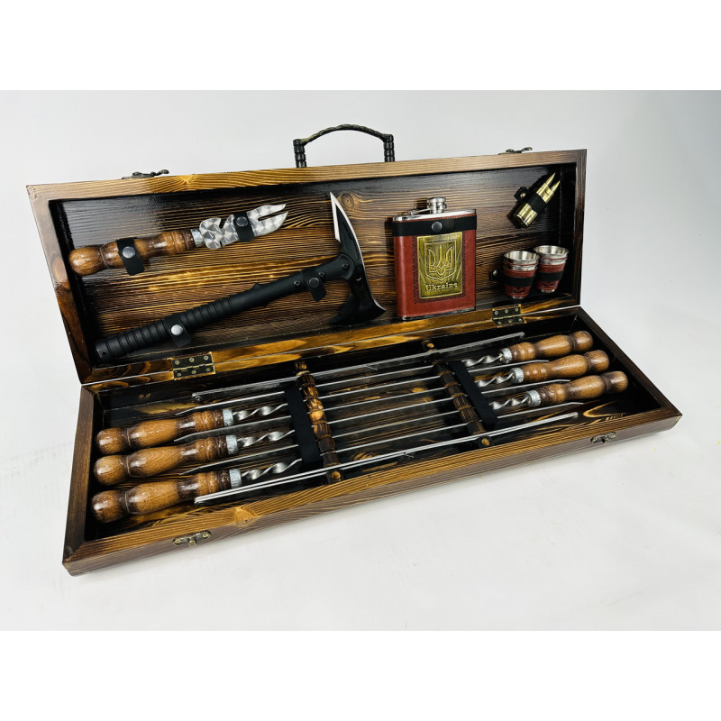 Набір шампурів в кейсі ВІКІНГ