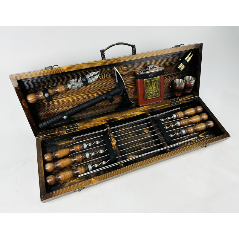 Набір шампурів в кейсі ВІКІНГ